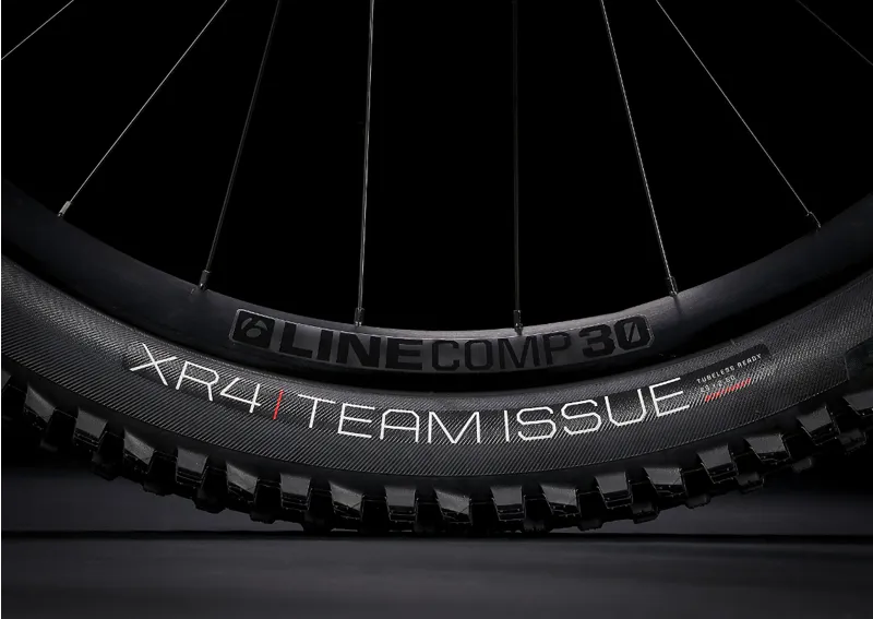 Trek Top Fuel 9.7 Full Suspension Mountain Bike 2024 in Raw Carbon-9